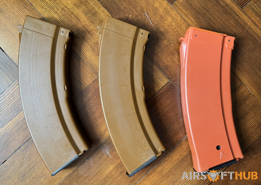 AK mags x 3 - Used airsoft equipment