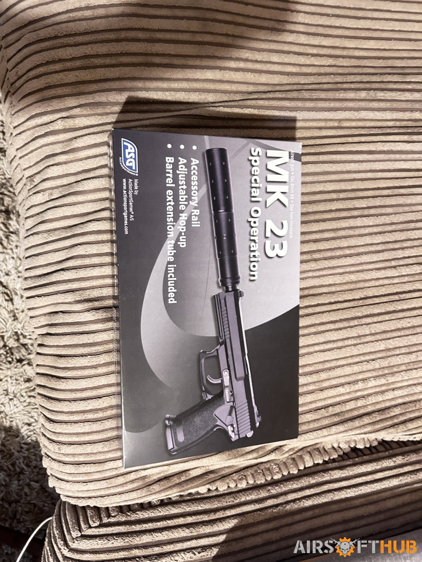 mk23 sokom with supressor - Used airsoft equipment