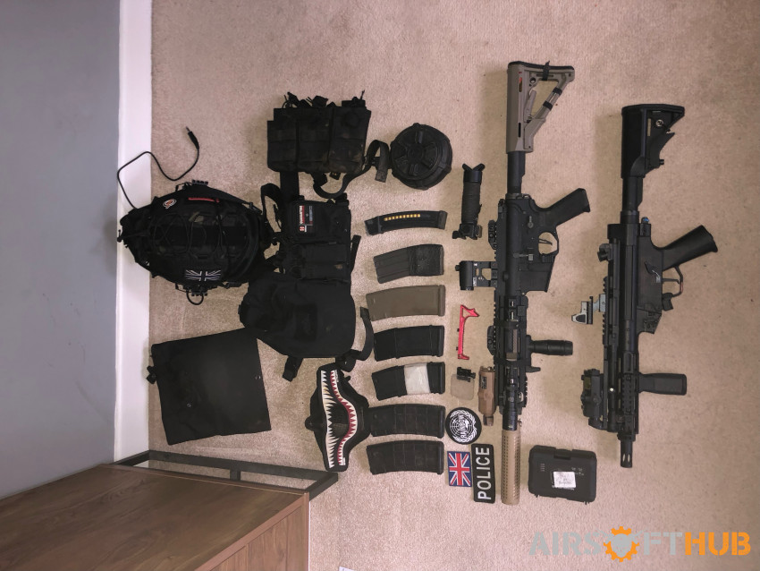 Various Airsoft guns/equipment - Used airsoft equipment