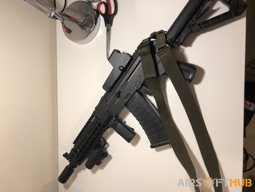 G&G AK-74 tactical, lipo - Used airsoft equipment