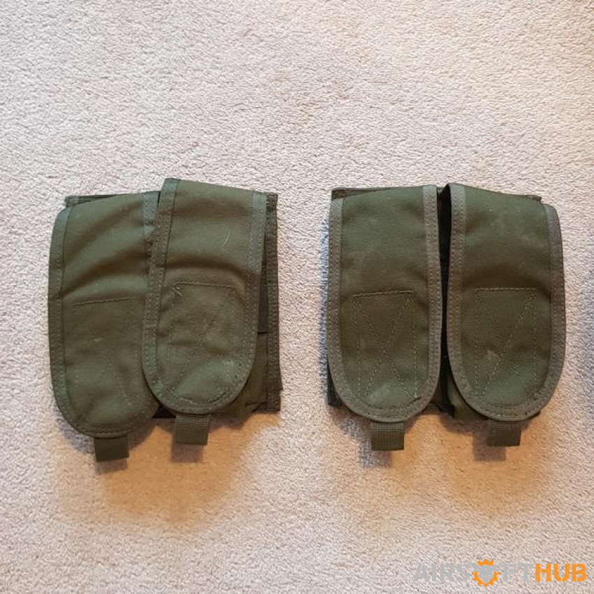 Warrior assault M4 mag pouches - Used airsoft equipment