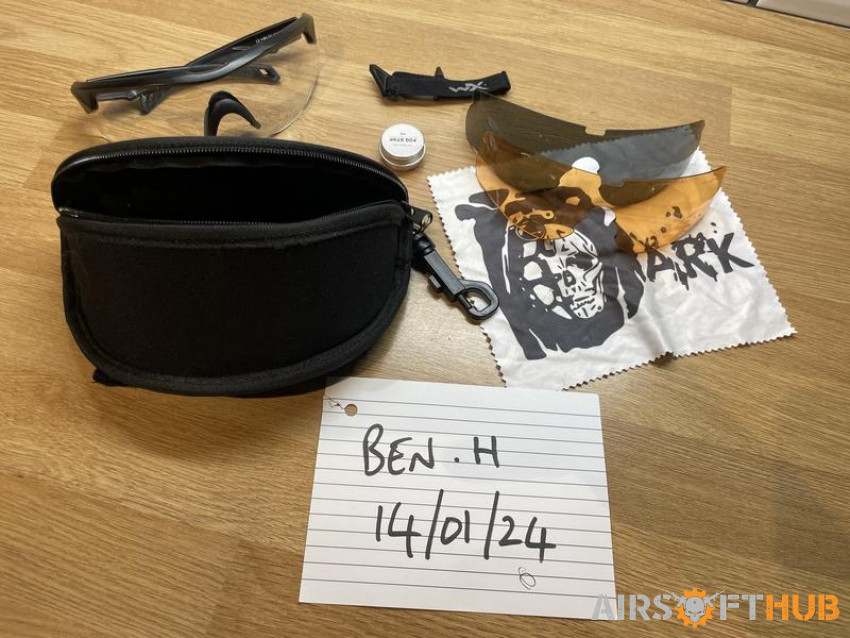 Wiley x rogue glasses - Used airsoft equipment