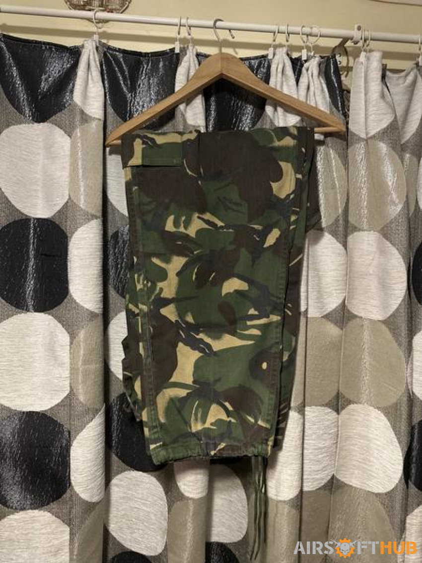 Woodland camo combat trousers - Used airsoft equipment