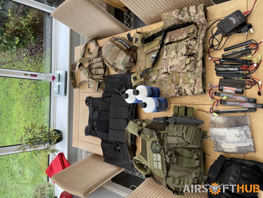 Tactical equipment - Used airsoft equipment