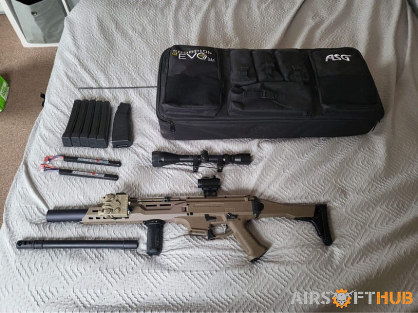 Scorpion Evo Carbine/BET (DMR) - Used airsoft equipment