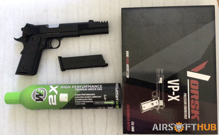 Vorsk VP-X 1911 Brand new - Used airsoft equipment