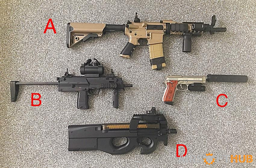 Airsoft guns for sale, NEW - Used airsoft equipment