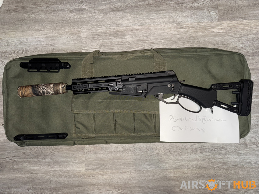 Fully Upgraded G&G levaraction - Used airsoft equipment
