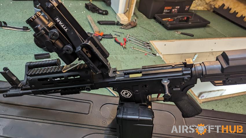 Golden Eagle LMG upgraded - Used airsoft equipment