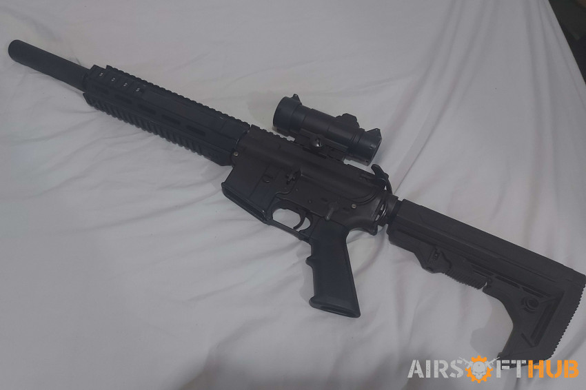 TM MWS L119A2 W/ 7 mags - Used airsoft equipment