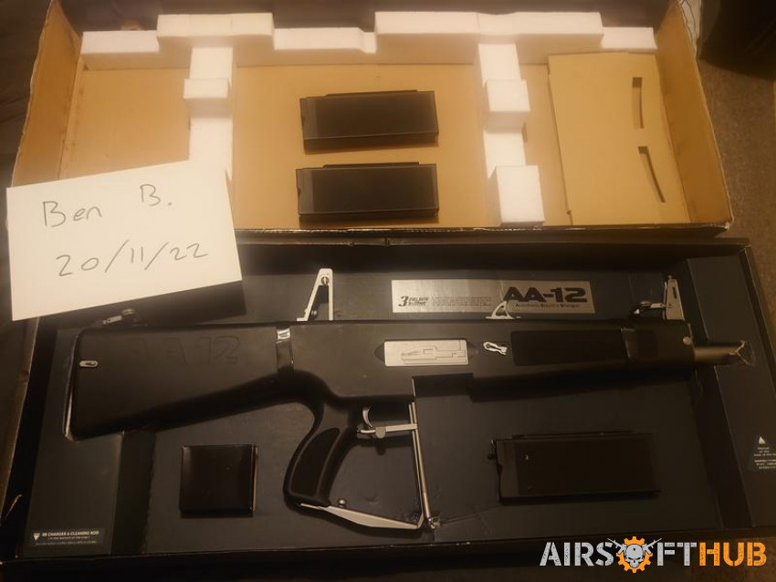 TM AA-12 - Used airsoft equipment