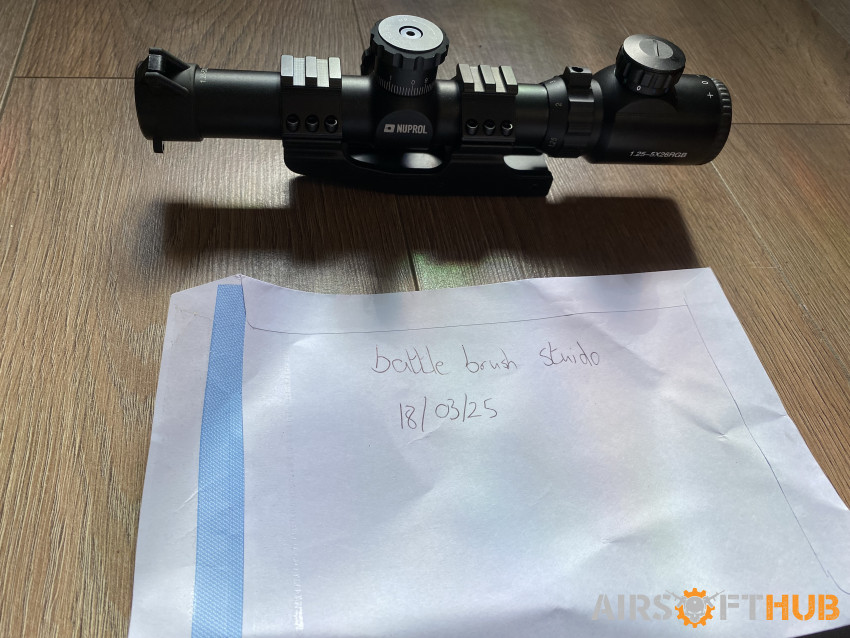 Nuprol Optics 1.25-5x26 IR LPV - Used airsoft equipment