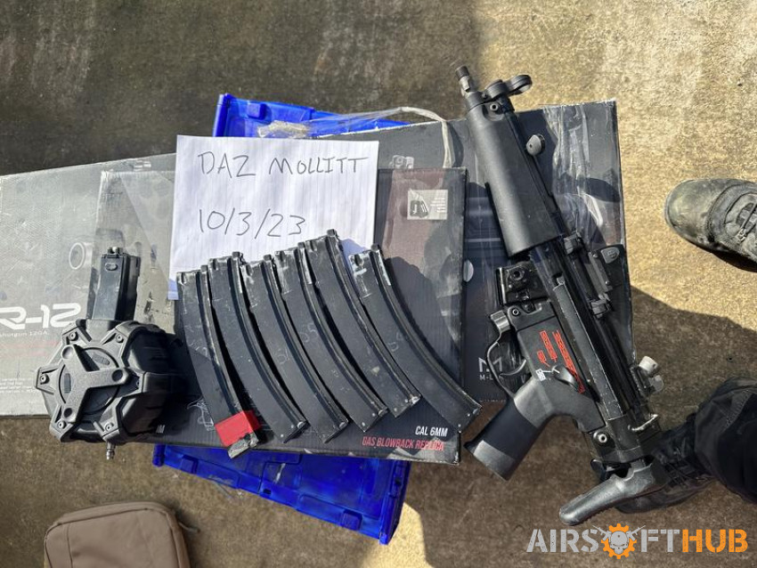 WE Apache Mp5 rifle - Used airsoft equipment