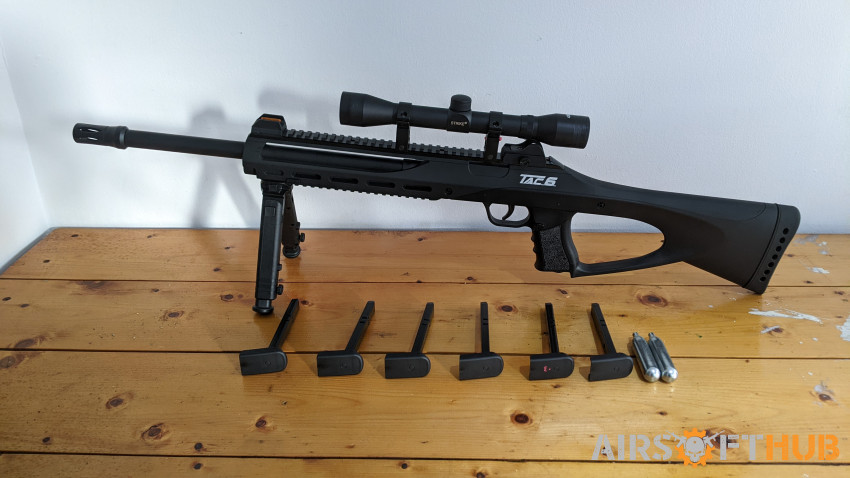 ASG TAC-6 CO2 sniper - Used airsoft equipment