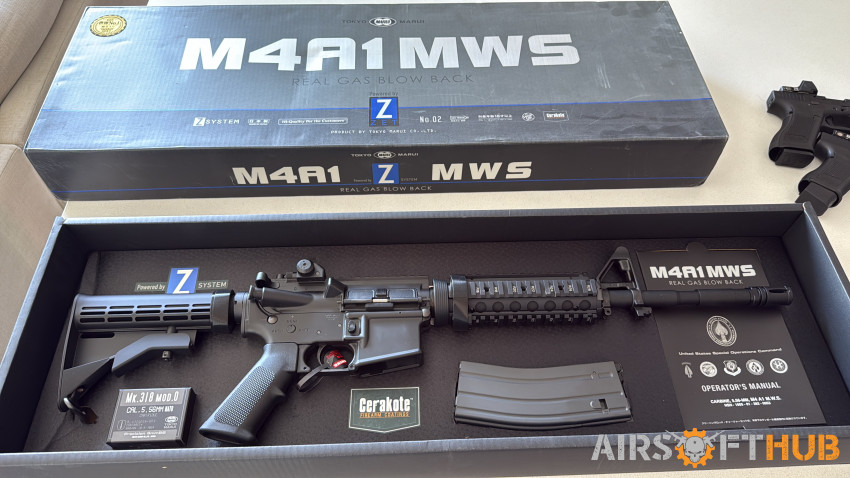 Tokyo Marui M4A1 MWS Z Sistem - Used airsoft equipment
