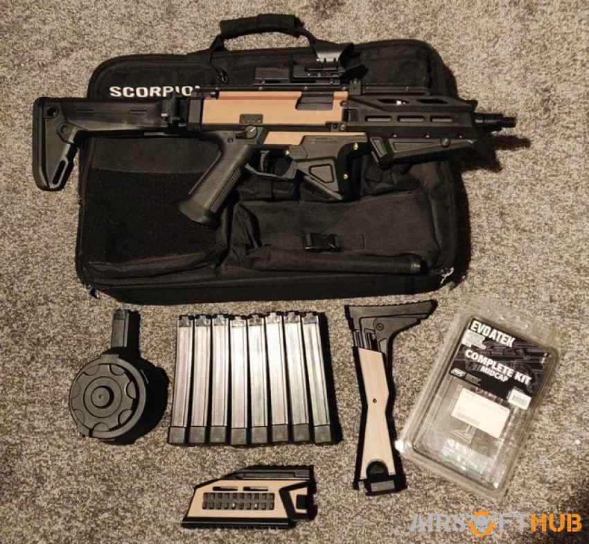 ASG scorpion Evo - Used airsoft equipment