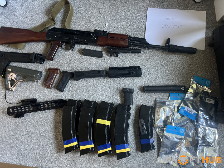 WE AK PMC UPGRADED FULL PACKAG - Used airsoft equipment