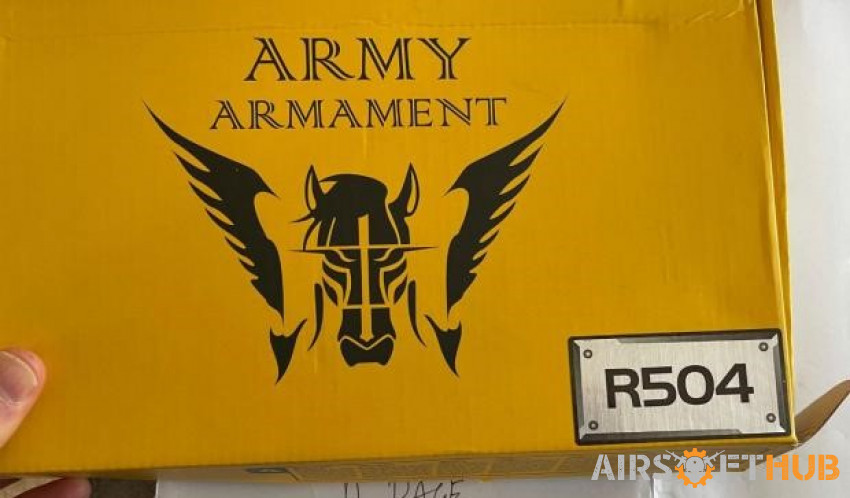 BRAND New Army Armament R504 - Used airsoft equipment