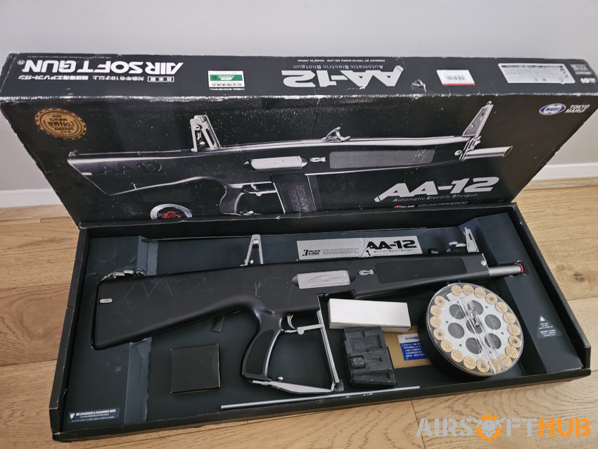 TM AA12 with drum mag - Used airsoft equipment