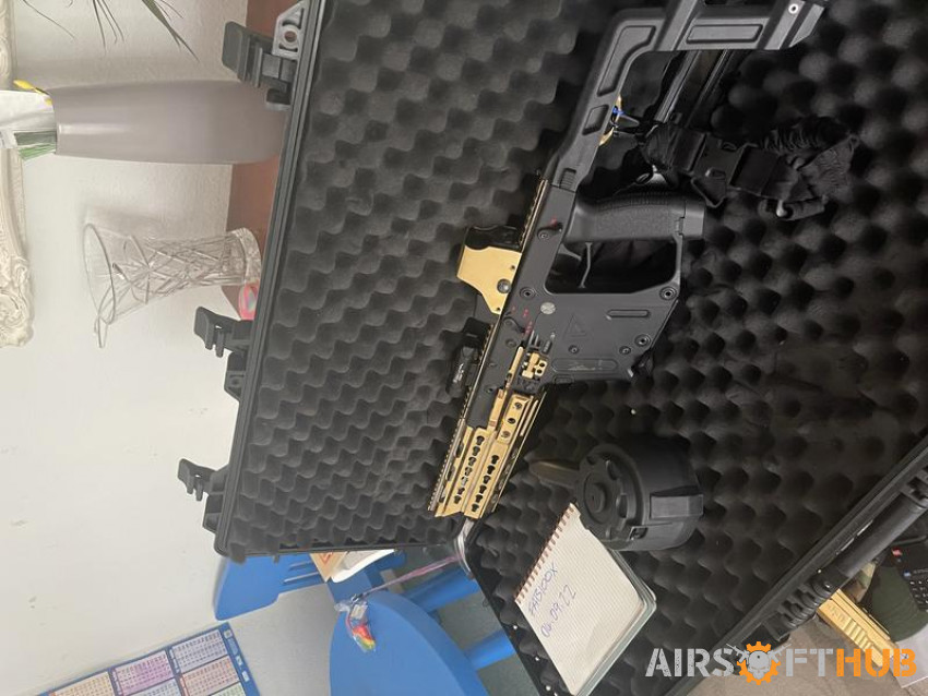 24k gold krytac kriss vector - Used airsoft equipment