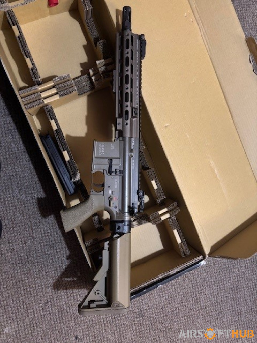 HK T416 Delta (Dark Earth) - Used airsoft equipment