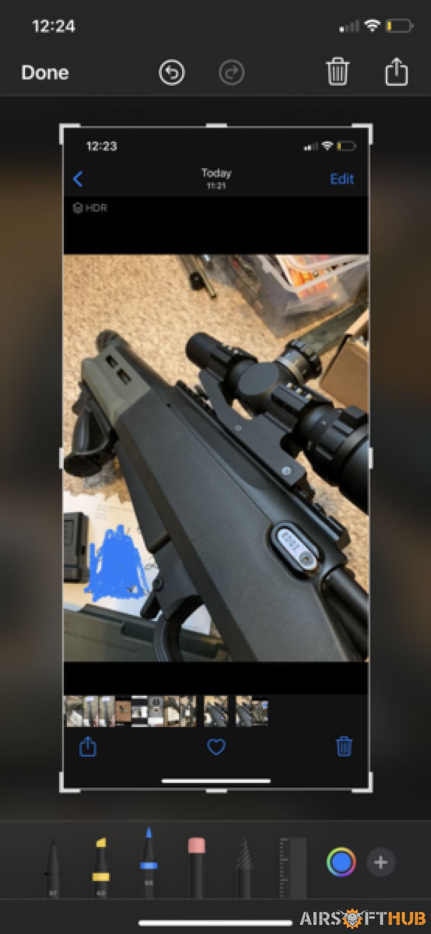 Upgraded sniper - Used airsoft equipment