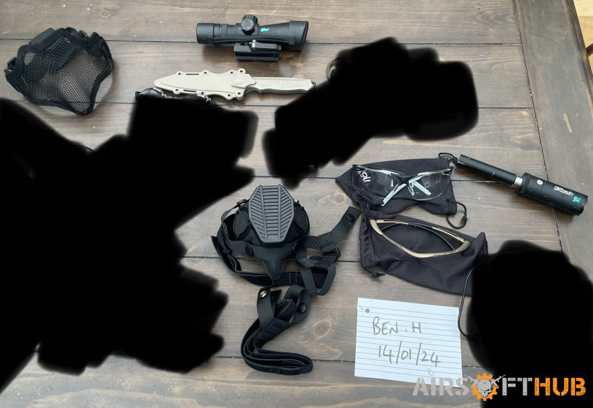 Various items #1 - Used airsoft equipment