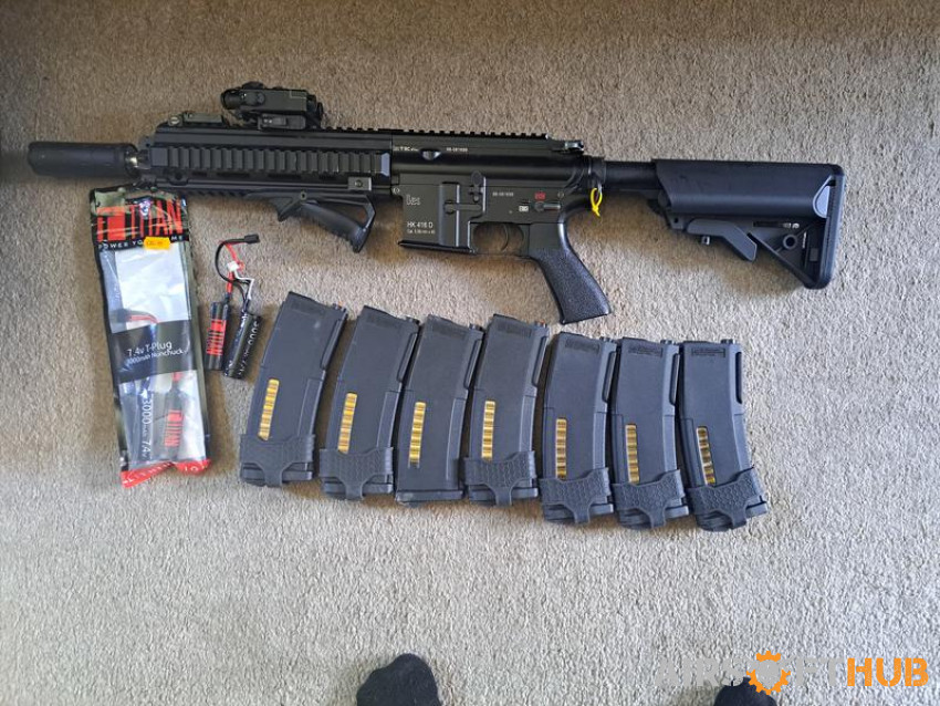 Tm devgru 416 over 2.5k spent - Used airsoft equipment