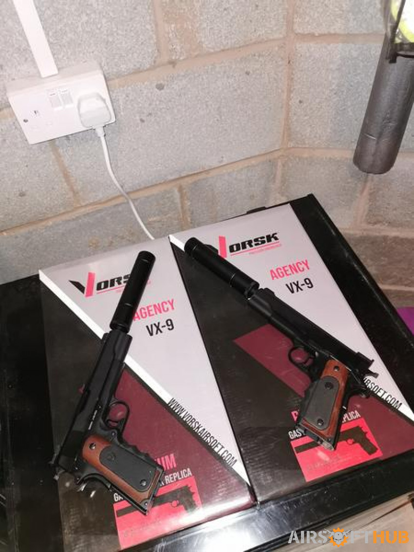 Vorsk vx9 pistols - Used airsoft equipment