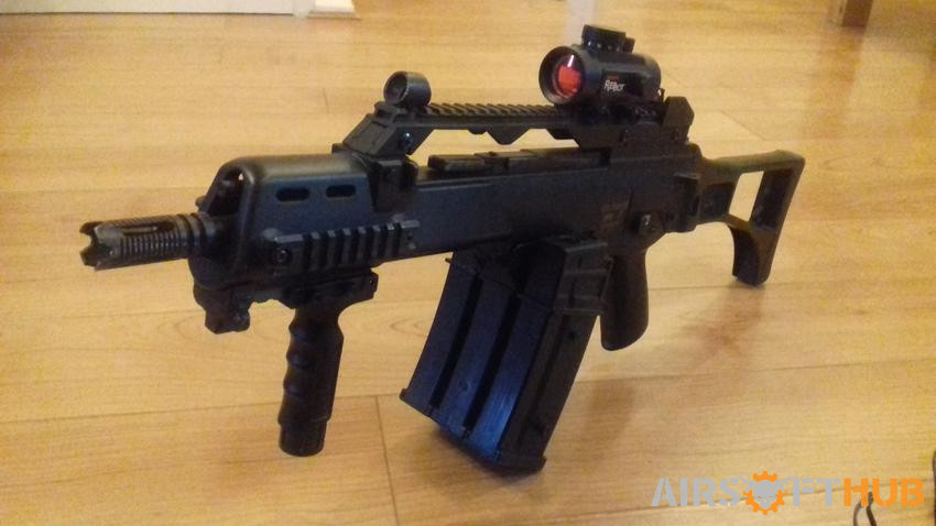 Asg G36 aeg 3 mags red dot - Used airsoft equipment