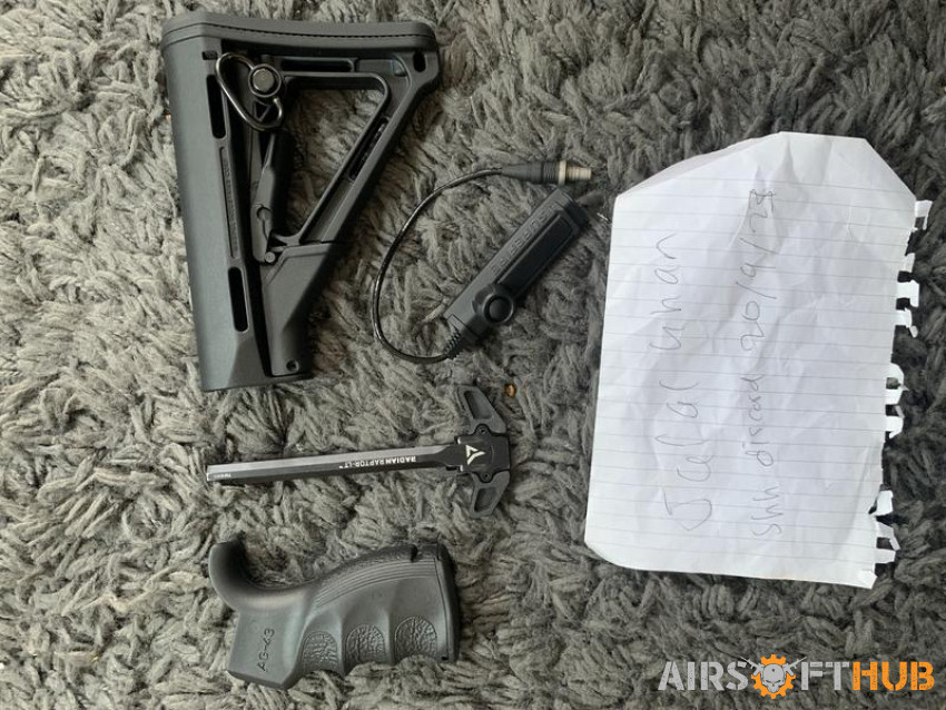 Genuine parts and accessories - Used airsoft equipment