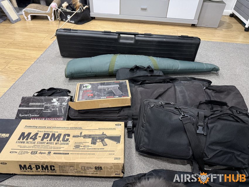 Airsoft bundle huge kit - Used airsoft equipment