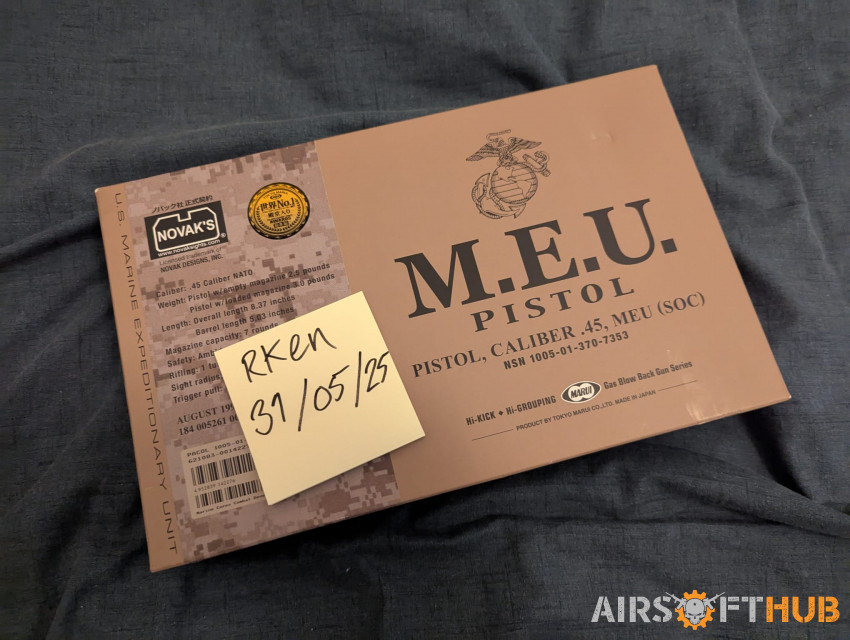 TM MEU with HiCapa 4.3 Slide - Used airsoft equipment