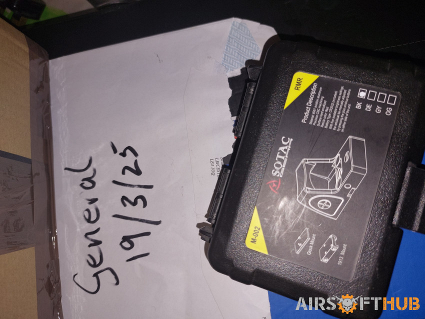 Red red dot trijicon - Used airsoft equipment