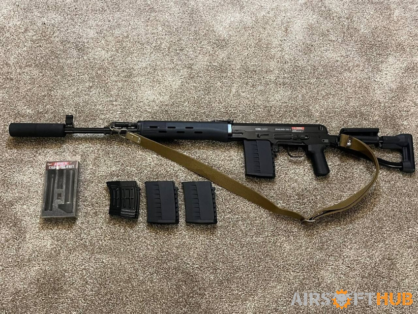 ARES SVDS dragunov CO2 - Used airsoft equipment