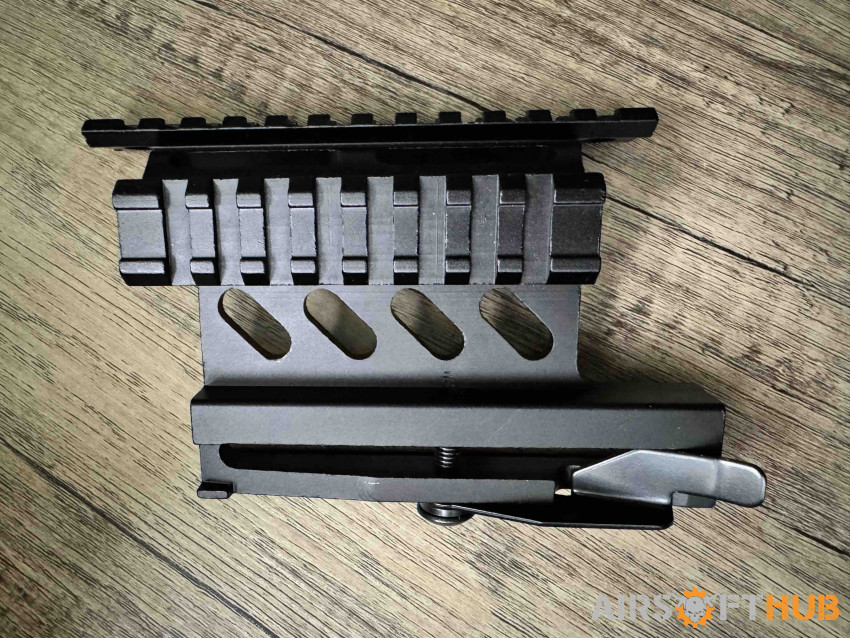 Two rails for AK - Used airsoft equipment