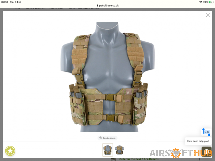 8Fields chest rig - Used airsoft equipment