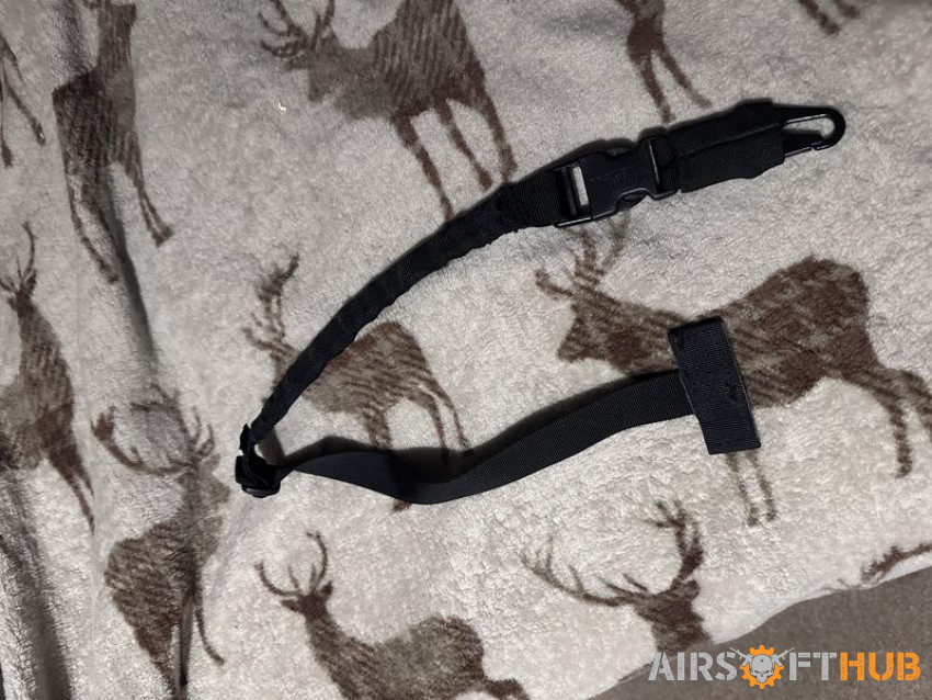 1 point sling black - Used airsoft equipment