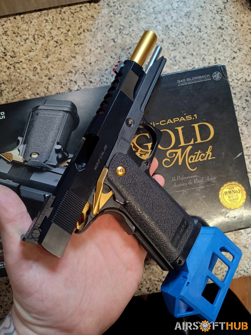 Tm hi capa match gold - Used airsoft equipment