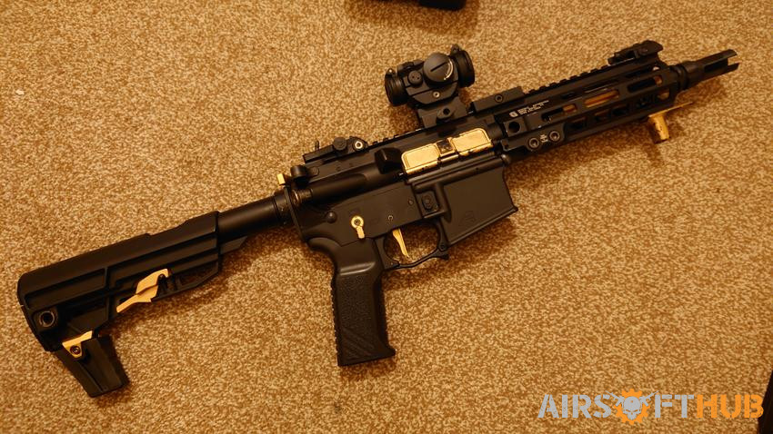 MTR16 gold GBB MWS system - Used airsoft equipment