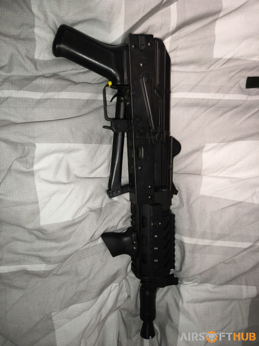 Ak74u tactical steel stamped - Used airsoft equipment