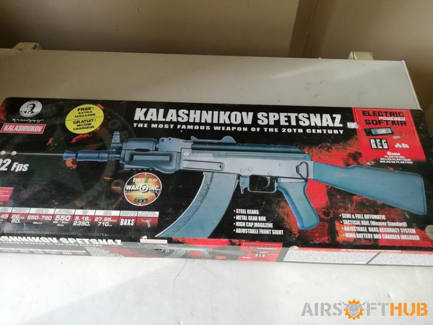KALASHNIKOV AK47 SPETSNAZ - Used airsoft equipment