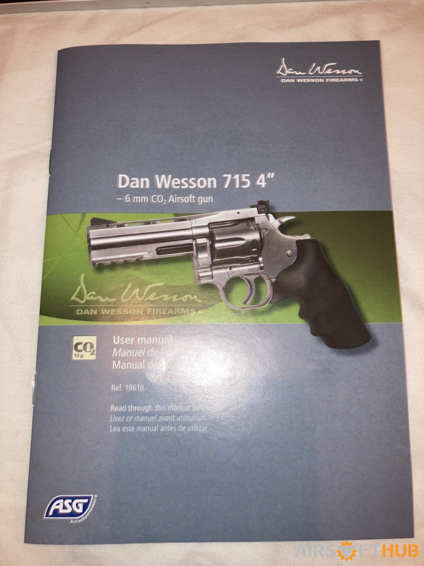 ASG Dan Wesson 715 4" Revolver - Used airsoft equipment
