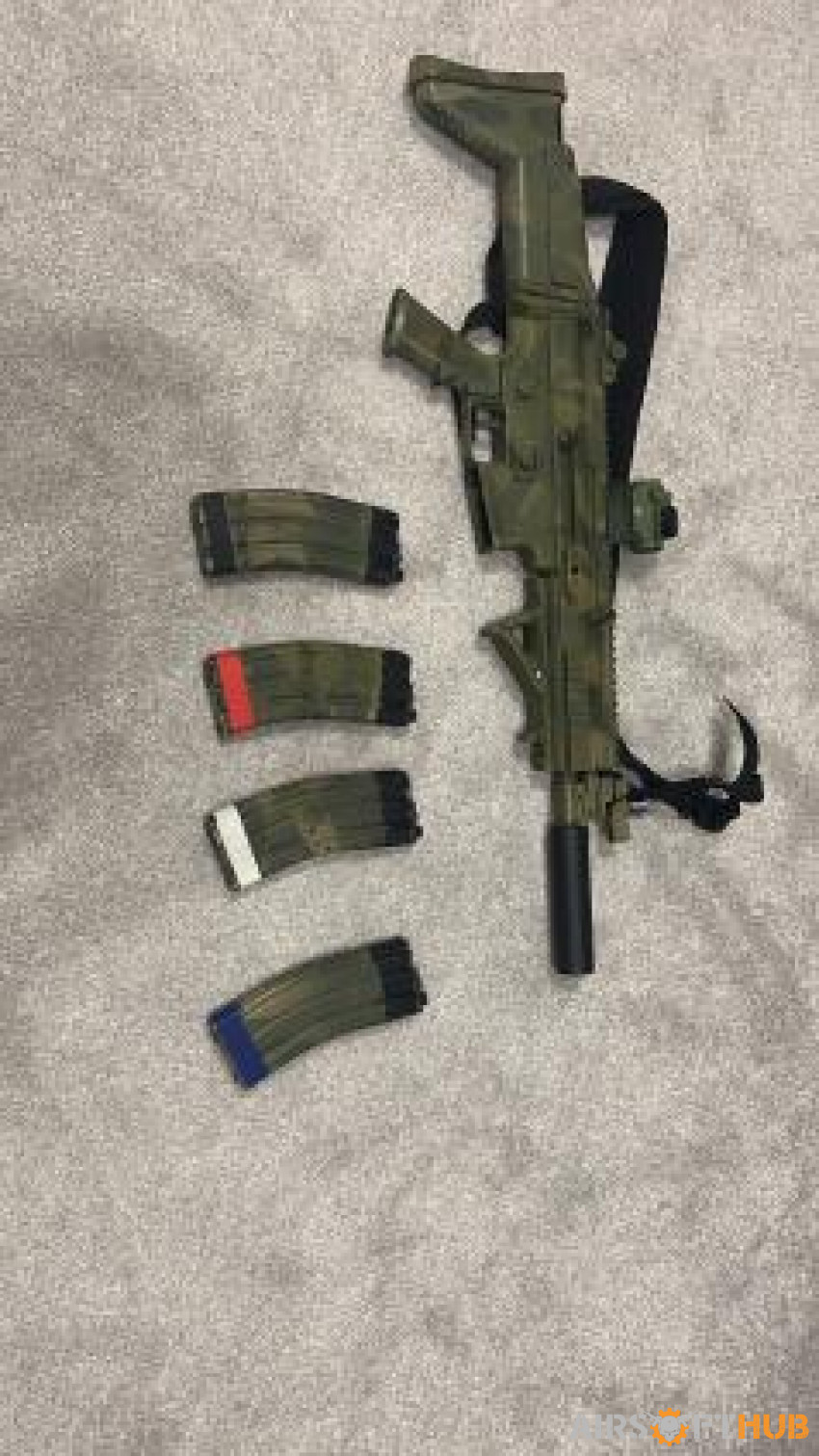 UPGRADED WE TECH SCAR L - Used airsoft equipment