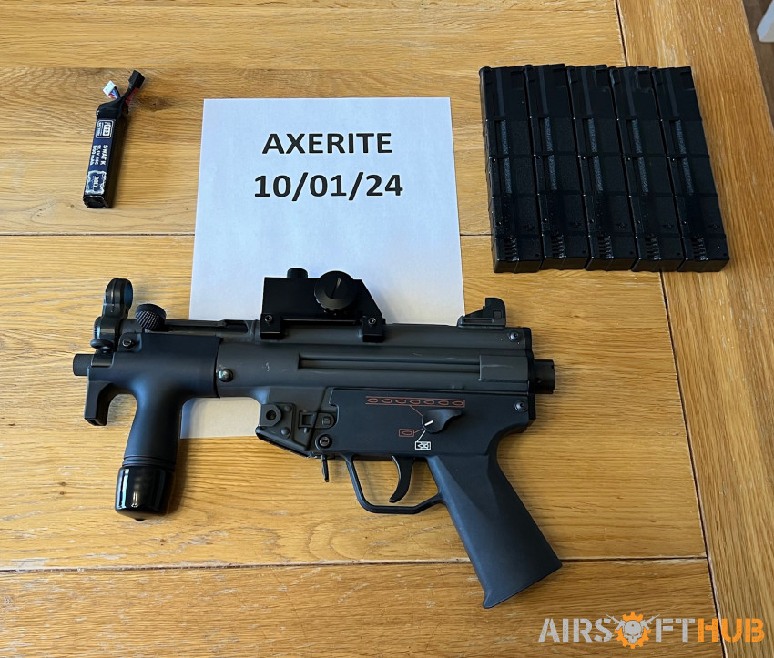 Upraded Bolt MP5K Bundle - Used airsoft equipment