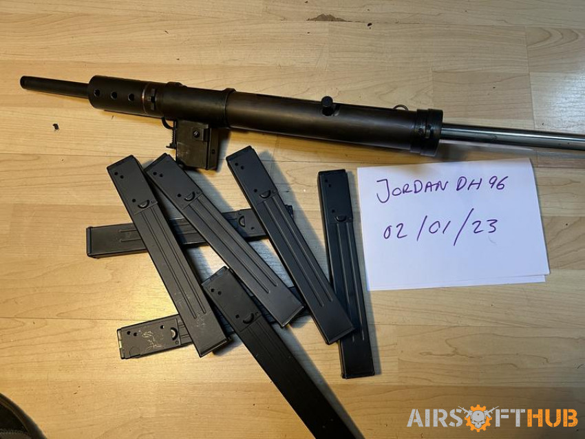 AGM Sten and mags - Used airsoft equipment