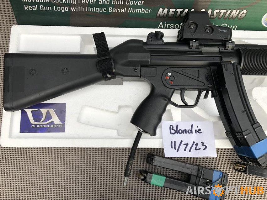 HPA B&T Classic Army MP5 SD2 - Used airsoft equipment