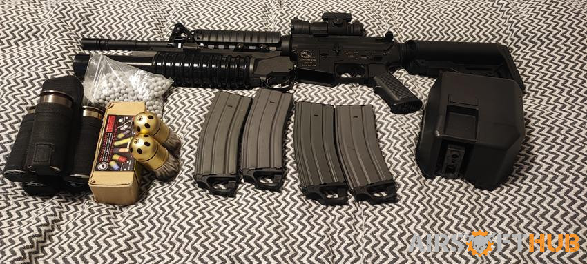 M15A4 with M203 - Used airsoft equipment