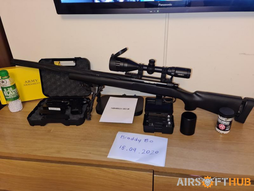 Novritsch SSG24 + Pistol+More - Used airsoft equipment