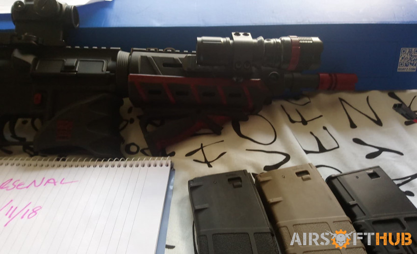 Customized G&G Black Rose - Used airsoft equipment